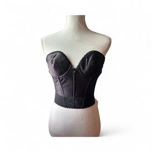 Elegant Black Bustier Corset